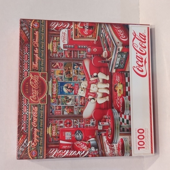 Springbok Coca-Cola Decades Bears Jigsaw Puzzle 1,000 Piece - New Wrapped - Picture 1 of 8
